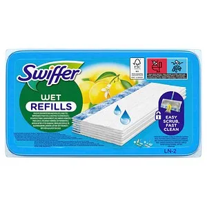 Swiffer WET REFILLS Feuchte Bodentücher Mikrofaser, 12 St.