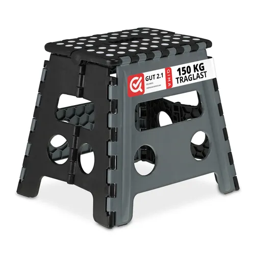 relaxdays Klapphocker faltbar L, B – Universelle Sitzgelegenheit