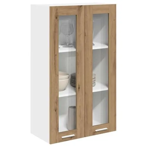 vidaXL Hängeschrank Artisan-Eiche 60 x 31 x 100 cm