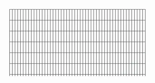 Alberts Doppelstab-Gittermatte 2500 mm, anthrazit verzinkt - Gartenzäune aus hochwertiger, verzinkter Doppelstab-Gittermatte mit langlebiger Kunststoffbeschichtung in RAL 7016. Bietet Stärke, Sicherheit und Rostschutz für Ihren Außenbereich.