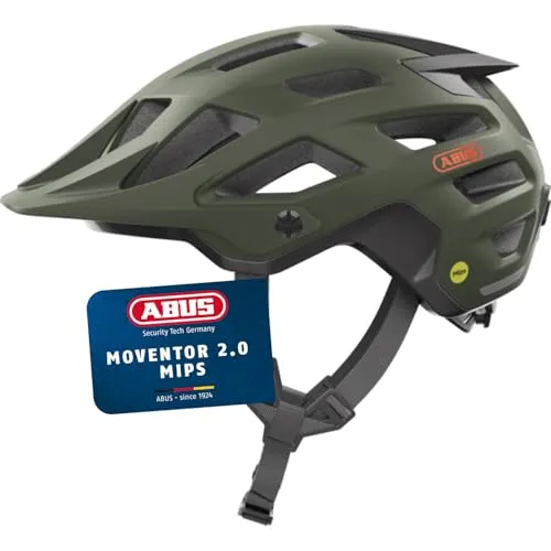ABUS MTB-Helm Moventor 2.0 MIPS - Sicherer Fahrradhelm für Mountainbiker - Fahrradhelm mit MIPS-Technologie für optimalen Aufprallschutz und individueller Anpassung dank Zoom-ACE-MTB. Ideal für Damen und Herren im Geländeeinsatz.