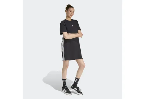 ADIDAS Damen Kleid ESSENTIALS 3-STREIFEN in schwarz von adidas