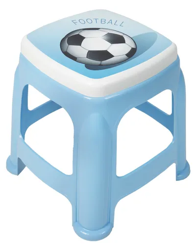 Produktbild Ondis24 Hocker Badhocker mit Trittleiter stapelbar Kinderhocker bis 50kg Fußball