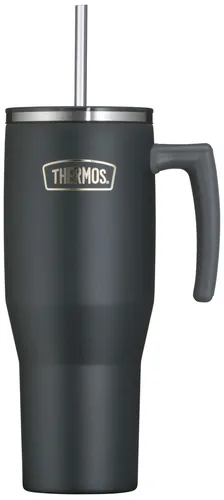 Thermos Thermobecher Refreshing Series, Schwarz, 1,1 L - Thermobehälter, doppelwandig und BPA-frei, hält Getränke lange warm oder kalt – ideal für Kaffee und Tee unterwegs.