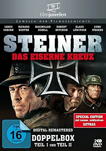 Steiner - Das eiserne Kreuz Teil 1+2 (Doppelbox) - Filmjuwelen [2 DVDs]