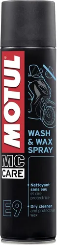 MOTUL WASH & WAX DRY SPRAY CLEANER 400ML E9 - Motoröle, hochwertiger Reinigungs- und Pflegezusatz für Krafträder, bietet langanhaltenden Schutz und Glanz.