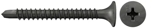 Fischer Schnellbauschraube 35 mm - 1000 St. - Schnellbauschrauben für Gipskarton- und Gipsfaserplatten, gehärtet und phosphatiert für sichere Verbindungen auf Holz und Metallprofilen.