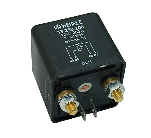 WEHRLE Heavy Duty Relais 12 Volt, 200 Ampere, Schließer