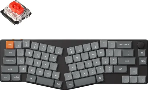 Keychron K11 Max QMK/VIA Wireless Mechanische Tastatur, RGB, Hot-Swap, QWERTY US Layout, Gateron Red Switch - K11M-H1