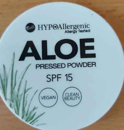 Bell Hypoallergen Aloe Pressed Puder NR 01 Cream spf15 vegan 5g