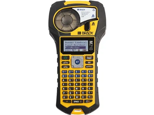 Brady M210 tragbare Etikettendrucker - Flexibles Beschriftungsgerät - Drucker für Etiketten mit hochwertigem, langlebigem Material – ideal für flexible Beschriftungen in verschiedenen Umgebungen.