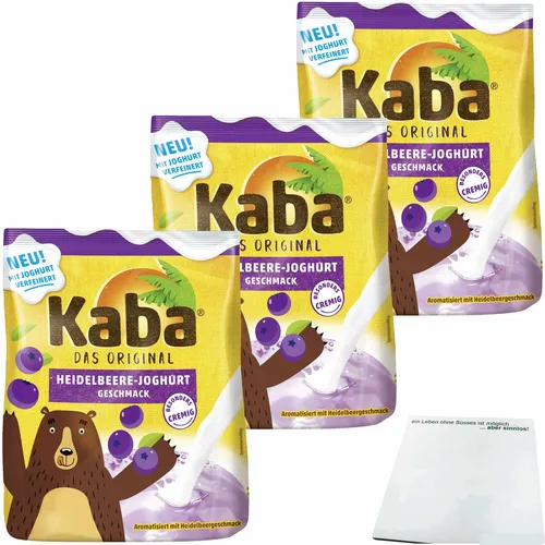 Kaba Heidelbeere Joghurt 3er Pack 3x400g Packung usy Block