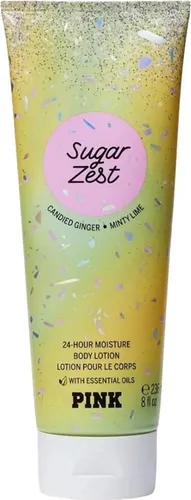 Victoria's Secret Sugar Zest Körperlotion 236 ml - Luxuriöse Körperlotion mit feuchtigkeitsspendenden Eigenschaften, die Ihrer Haut ein zartes Gefühl verleiht. Ideal für tägliche Pflege und ein verwöhnendes Erlebnis.