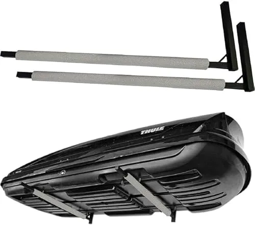 Dachbox Wandhalterung WSB.O grau 82 cm aus Stahl - Gepäckträger: Robuste und abschließbare Wandhalterung für Dachkoffer, einfache Installation und maximale Tragfähigkeit von 40 kg.