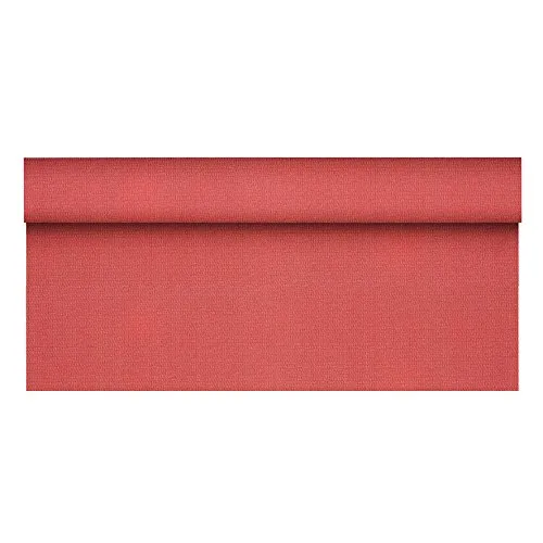 Tischdecke soft selection plus 25 m x 1,18 m rot - Hochwertige Tischdecke aus PP-Vlies, weich wie Stoff, reißfest und wasserdicht. Ideal für festliche Anlässe und den Außenbereich. 100% recyclebar.