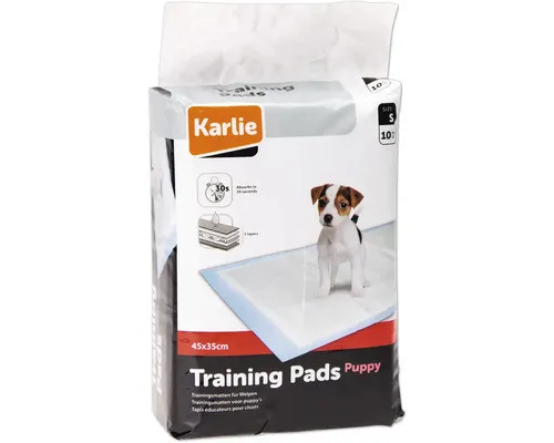 Hundeunterlage Karlie Puppy Trainingsmatte Welpen Pinkelpad ca. 35 x 45 cm 10 St