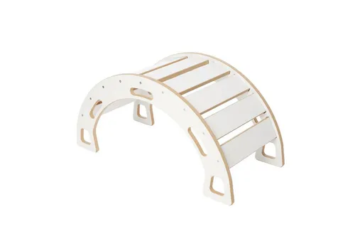 Garronda Klettergerüst Kletterbogen GD-0057 - Schaukelspielzeug ab 1 Jahr, mit Rutsche und Kissen für sicheren Spielspaß im Montessori-Stil, ideal für drinnen und draußen.