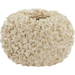 Light & Living Vase Deco Phylia Creme - Elegante Dekoration für jeden Raum - Vase aus hochwertigem Kunststoff in Weiß, Ø38x23 cm, ideal für frische Blumen oder als stilvolle Einzeldekoration. Verleihen Sie Ihrem Interieur einen Hauch von Eleganz!