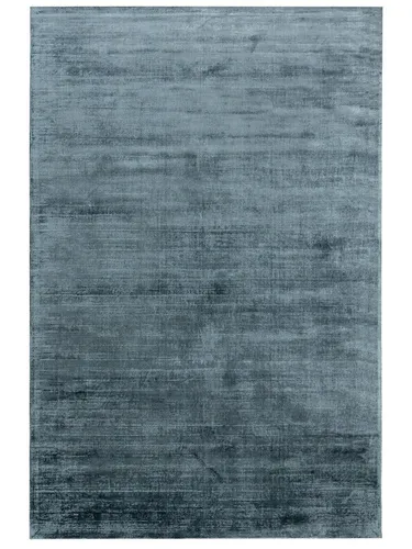 benuta Pure Viskoseteppich, Blau, 120x170 cm von benuta