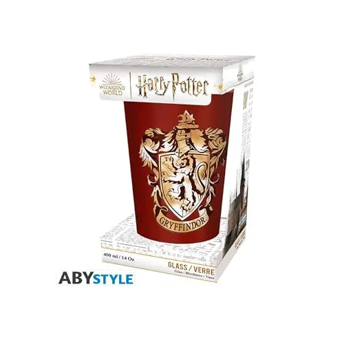 HARRY POTTER - Premium Large Glass - - Gryffindor -