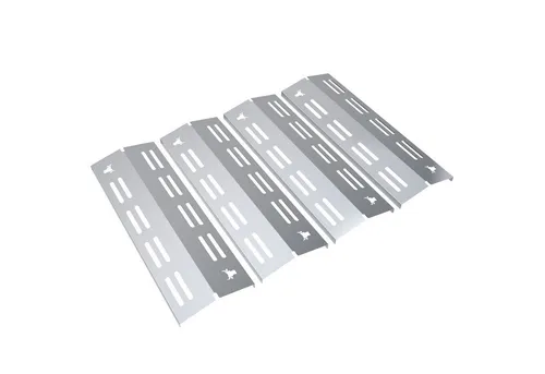 tuning-art Grillerweiterung GA43 Brennerabdeckung Set Edelstahl