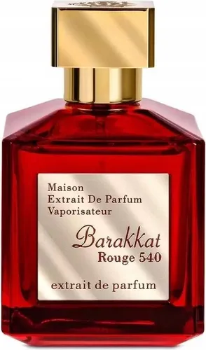 Fragrance World Barakkat Rouge 540 Extrait de Parfum 100ml - Luxuriöser Unisex-Duft mit erlesenen Noten von Safran, Jasmin und Amber. Ideal für besondere Anlässe oder den Alltag – hinterlässt einen bleibenden Eindruck!