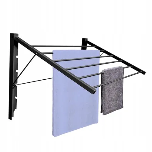 SEPIO Ausziehbarer Wäscheständer für Wandmontage