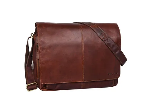 STILORD 'Alex' Vintage Ledertasche - Vintage Ledertasche für Herren und Damen, ideal als 15,6 Zoll Laptoptasche mit praktischer Organisationsleiste und hochwertigem Büffel-Leder für hohen Tragekomfort.