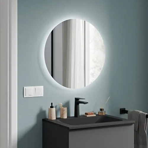 Produktbild BERNSTEIN Runder LED Badspiegel NEO – Dimmfunktion & Bewegungssensor Ø 60cm