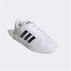 adidas Damen Grand TD Lifestyle Court Casual Shoes - Cloud White/Core Black, 39 1/3 EU - Damen-Sneaker mit regulärer Passform und stylischem Design, ideal für den Alltag und bequem durch das Obermaterial aus Synthetikleder.