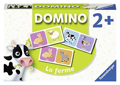 Ravensburger – Domino- La Farm – Lernspiel – ab 2 Jahren – 24150