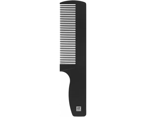 ZWILLING J.A. HENCKELS TWINOX M Bartkamm - Hochwertiger Herrenkamm aus Edelstahl, ergonomisch geformt und mit kratzfester DLC-Beschichtung für Langlebigkeit. Ideal zum Stylen und Pflegen von Bärten, ein Must-Have für jeden Bartträger.