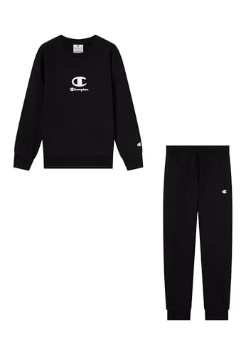 Champion Jogginganzug Crewneck Sweatsuit (1-tlg) - Sportlicher Jogginganzug aus 73% Baumwolle, ideal für Freizeit und Sport. Maschinenwaschbar und bequem, perfekt für aktive Kids!