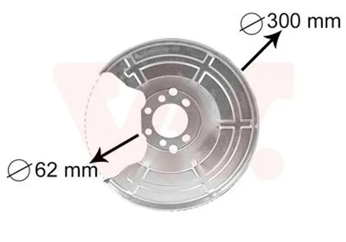 Van Wezel Spritzblech, Bremsscheibe 3745371 von Van Wezel
