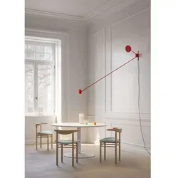Counterbalance Wandleuchte Red in rot von Luceplan