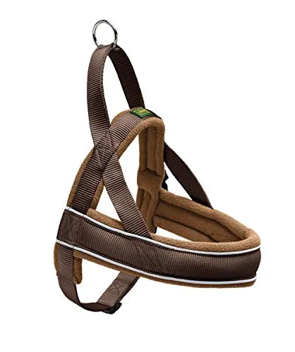 Hunter Norwegergeschirr Racing Nylon, Braun/Cognac, Gr. XXL