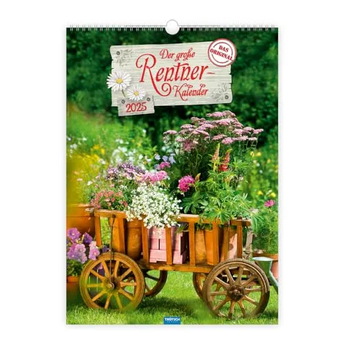 Trötsch Großbildkalender Der große Rentnerkalender 2025: Wandkalender