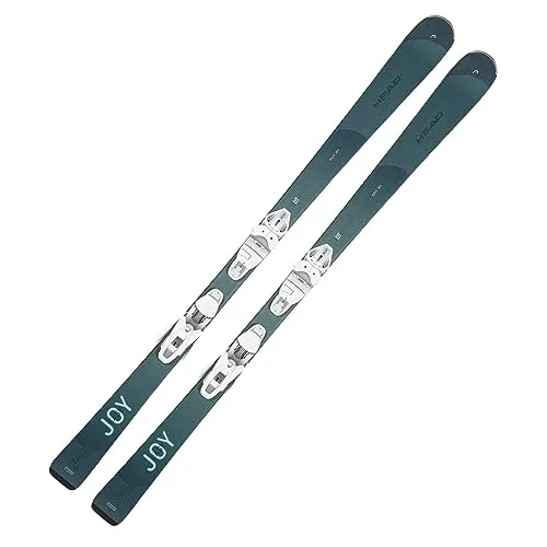 Damen Ski Alpinski Pisten Ski - Head Easy Joy - 153cm - Allride Rocker - inkl. Bindung Joy 9 GW SLR Z2,5-9 - für Anfängerinnen - präparierte Piste