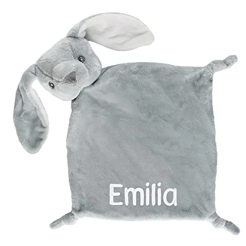 Striefchen® Häschen-Schnuffeltuch mit gratis Namen Bestickt