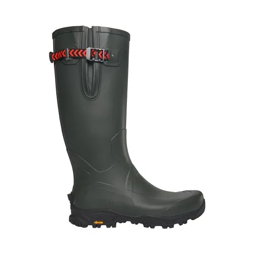 Viking Trophy Pro High Herren-Stiefel - Hochwertige Naturkautschuk-Stiefel mit Vibram Laufsohle für optimalen Grip, schnell trocknendem Innenfutter und verstellbarer Schnalle für perfekte Passform.