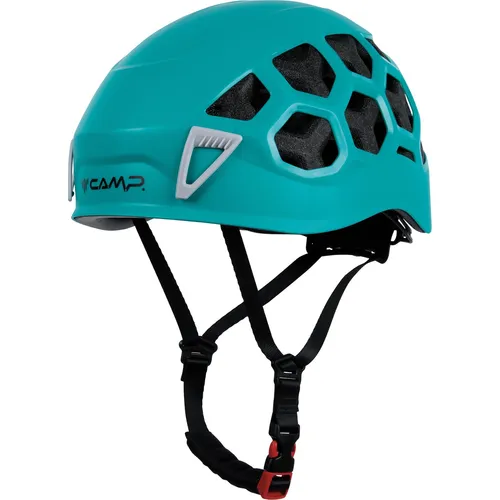 Camp Damen Ikon Nova Kletterhelm (Größe 48-58CM, türkis) - Kletterhelme für Damen, leichter und robuster Helm mit innovativer Hybridkonstruktion und exzellenter Belüftung für anspruchsvolle Klettertouren.