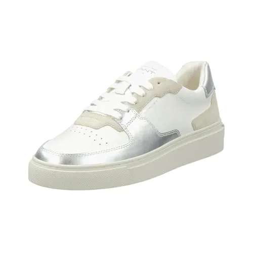 GANT Adult Master-Artikel 28531498/G211 - Damen Sneaker in Weiß, Größe 39 - Damen-Sneaker aus hochwertigem Leder, kombiniert Stil und Komfort für den täglichen Gebrauch.