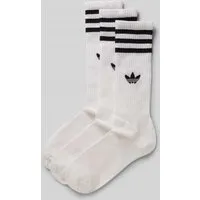 adidas Originals Socken mit Logo-Stitching Modell 'Crew' im 3er-Pack in Weiss, Größe 35-38