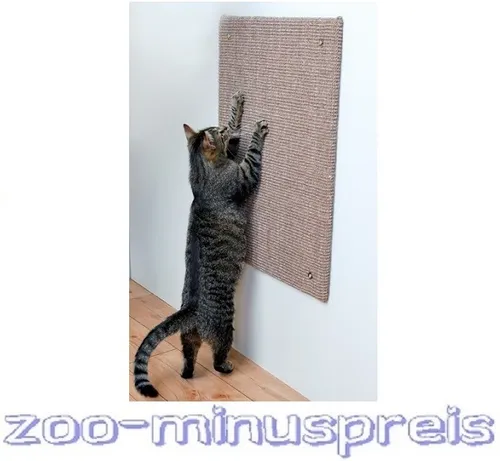 Trixie Kratzbaum 50x70 cm - Extra großes Kratzbrett für große Katzen - Kratzbäume aus Sisal, ideal für große Katzen wie Maine Coons, schützt Möbel und sorgt für Krallenpflege. Einfach aufzuhängen und langlebig!