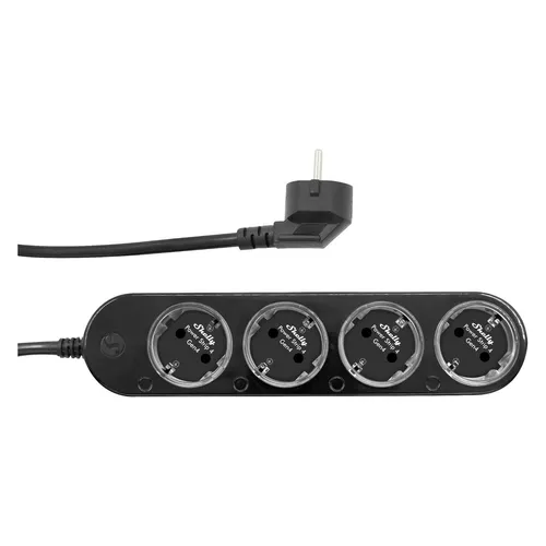 Shelly Power Strip 4 Gen4 - Smart-Steckdosenleiste mit Messfunktion - Steckdosen & Zubehör - Kompakte Smart-Steckdosenleiste mit vier einzeln steuerbaren Steckdosen und integrierter Energiemessung für optimierte Energieüberwachung.