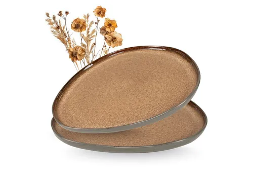 Moritz & Moritz Servierplatte ORGANIC Servierplatte 2er in beige von Moritz & Moritz