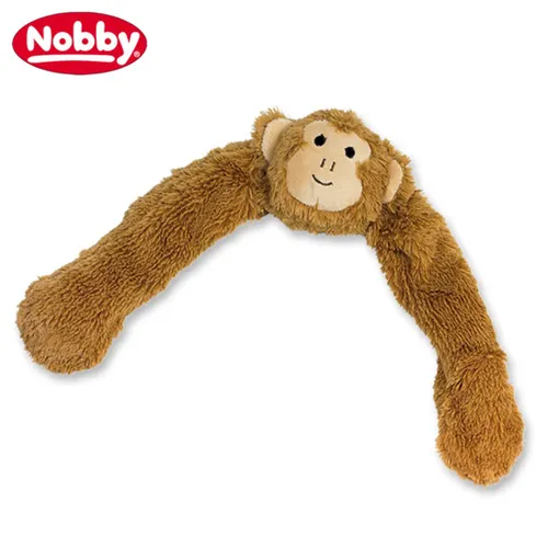 Nobby Plüsch-Hundespielzeug - innen mit Seil - Zerrspiel Kauspiel quitscht