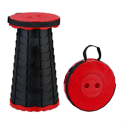 Faltbarer Teleskophocker für Camping