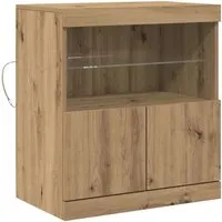 vidaXL Modernes Buffet Sideboard in Artisan Eiche von vidaXL