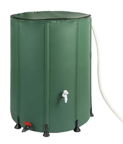Dehner Regentonne 500 l, faltbar und dunkelgrün